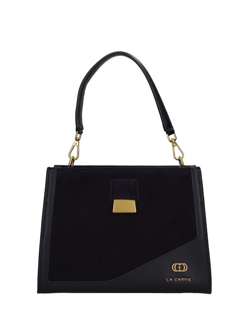Borsa irregular med. in pelle e camoscio LA CARRIE | 142P-TZ-142-LESNERO